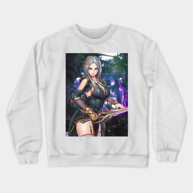 Azaerea (Black Desert Online) Crewneck Sweatshirt by hybridmink